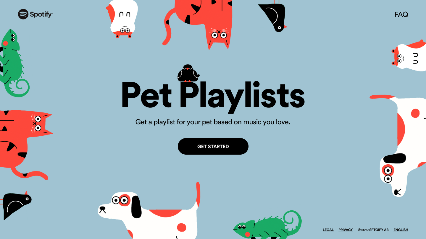 landing page