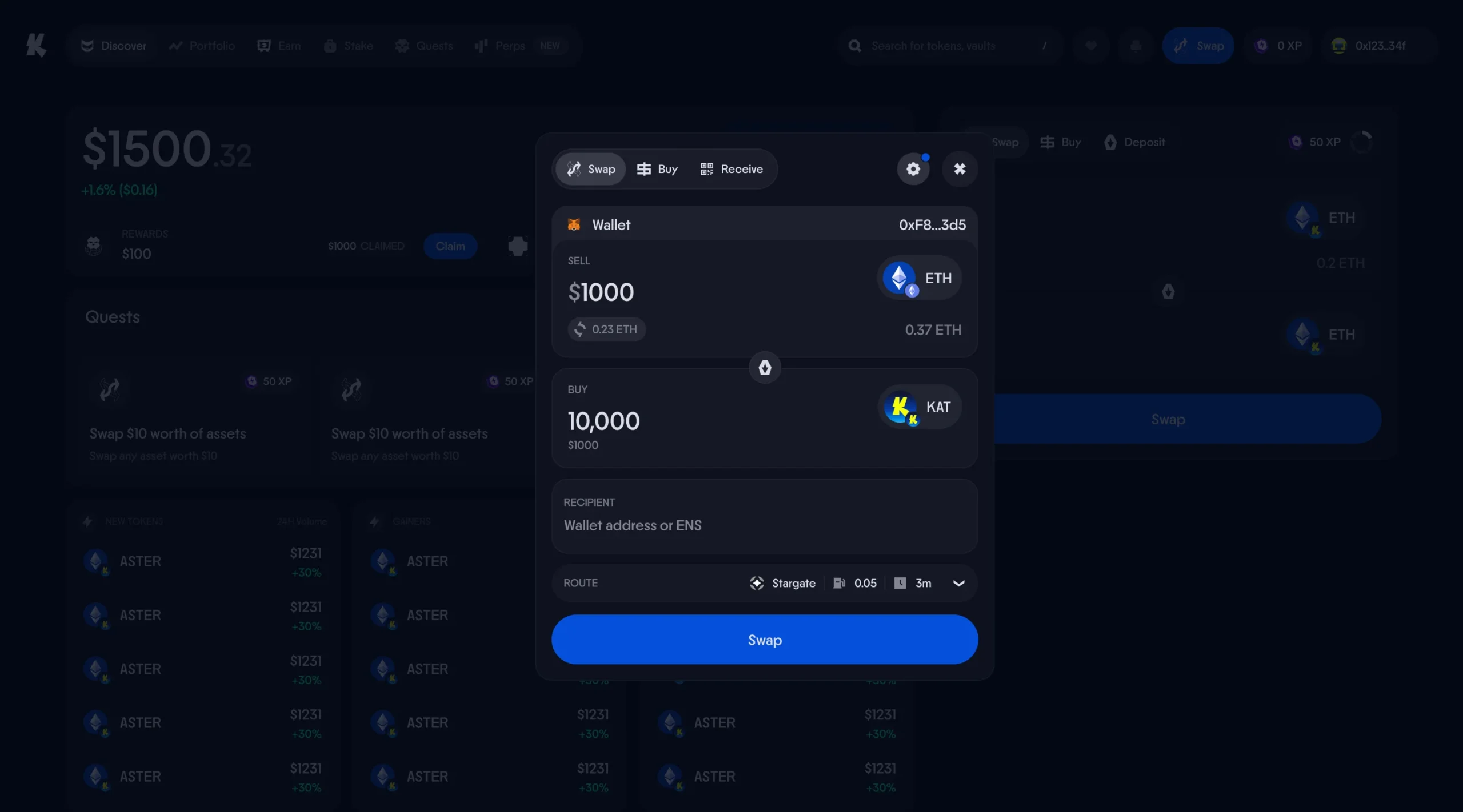 Katana_app_Custom Recipient